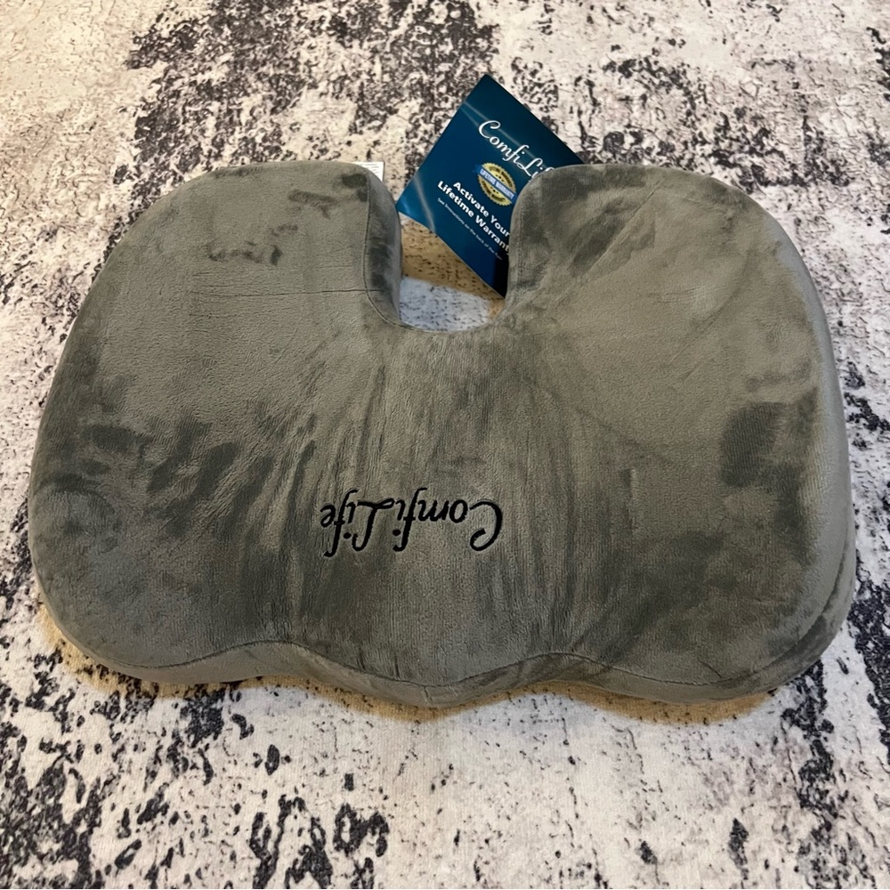 ComfiLife Premium Comfort Seat Cushion - Non-Slip Orthopedic Memory Foam julsale - Picture 2 of 10